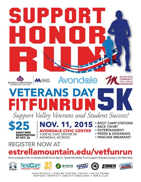 Veterans Day 5k Fitness Fun Run Offers Boot Camp Stations Emcc News