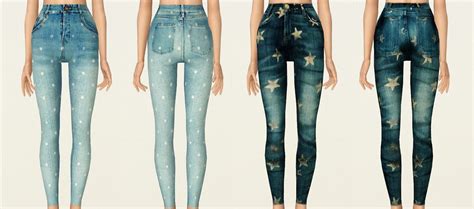 W U N D E R S I M S Sims 4 Clothing Sims High Waist Jeans