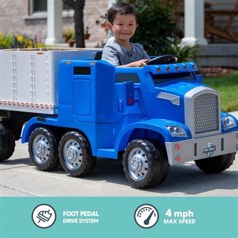You Can Get A Battery Operated Power Wheels Semi Truck That Actually