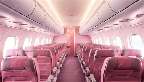 Premium Ai Image Airplane Cabin Interior Design