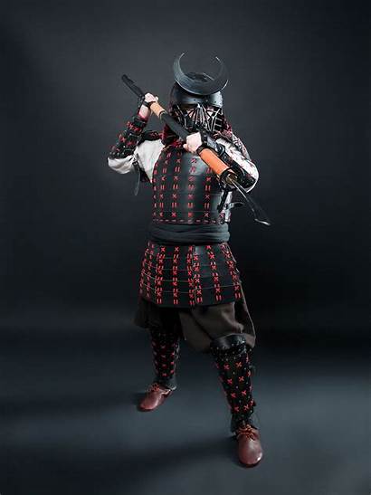 Armor Samurai Warrior Japanese Yoroi Leather Steel