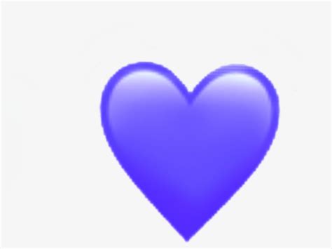 Purple Heart Emoji Iphone Png Emoji Heart Sticker Purple Love Emoji
