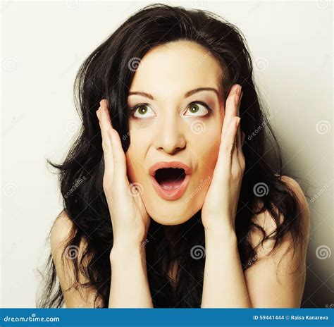 Woman Making A Funny Face Stock Photo Image Of Laughs