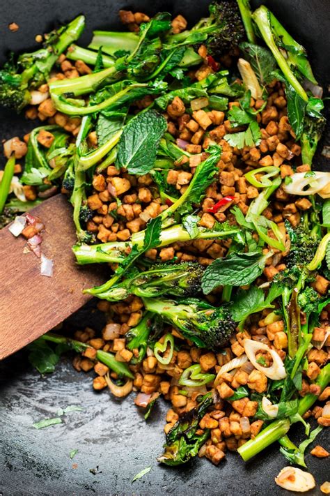 Check out our website for healthy and delicious. Vegan larb - Lazy Cat Kitchen