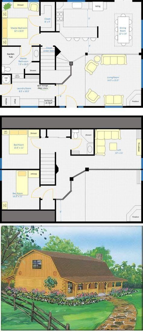 Small Barndominium Floor Plans 2 Story With Loft 30x40 40x50 40x60