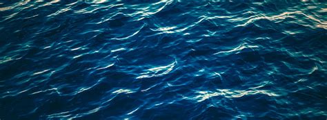 Deep Blue Ocean Water Texture Dark Sea Waves Background As Nature And
