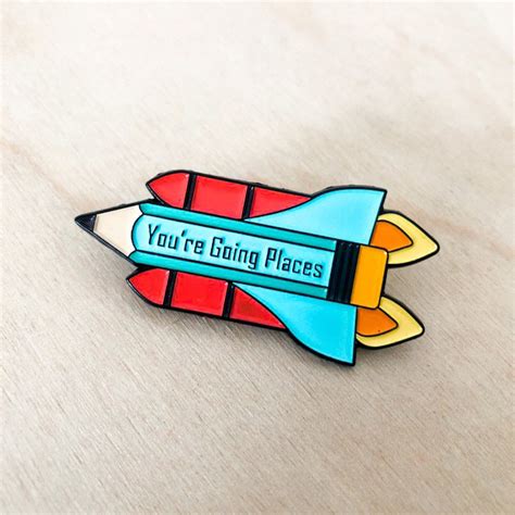 Youre Going Places Enamel Pin The Thinktank Growing Thinkers