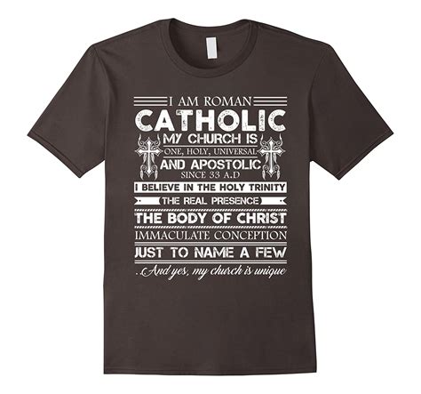Catholic Shirts Roman Catholic T Shirt 4lvs