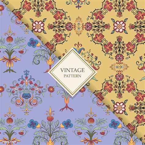 Vintage Flourish Patterns Free Image By Vector Free