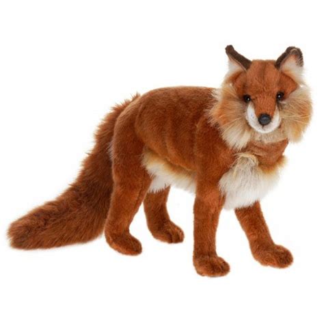 Hansa Creation Standing Red Fox Plush Toys And Games Stuffed Animals