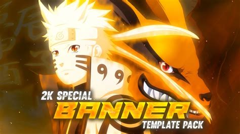 Naruto Banner Pack ⚡⚡⚡ 5 Naruto Banner Template Banner Logo