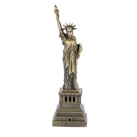 Buy Metallic 10 Inch Statue Of Liberty Miniature In India Wooden Street