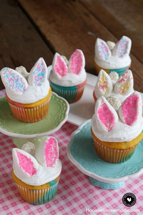 11 cute & easy easter cupcake ideas. Easy Bunny Cupcakes - Hoosier Homemade