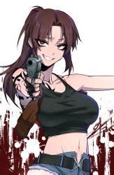 Revy Black Lagoon Black Lagoon Absurdres Highres Stitched Third Party Edit Girl Ass