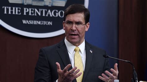 Mark Esper Is Putting The Us Militarys Integrity On The Line Cgtn