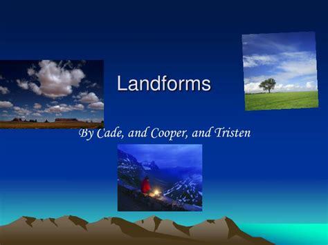 Ppt Landforms Powerpoint Presentation Free Download Id3982486