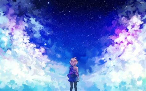 Light Blue Anime Aesthetic Background Anime Wallpaper Hd