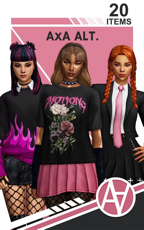 Lotes The Sims 4 Sims 4 Mm Cc Sims Four Alt Clothes Sims 4 Mods