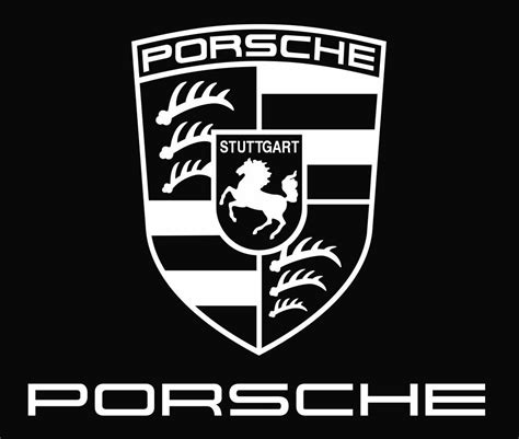 Porsche Logo Black And White Picture Cool Car Wallpapers Porsche