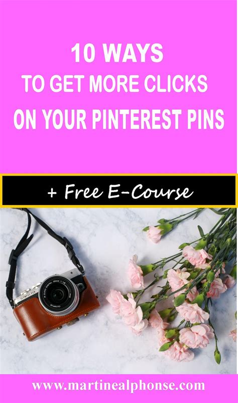10 ways to get more clicks on your pinterest pins pinterest pin how to get about me blog