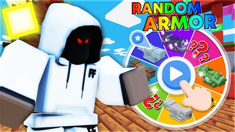 the random armour challenge v2 roblox bedwars youtube