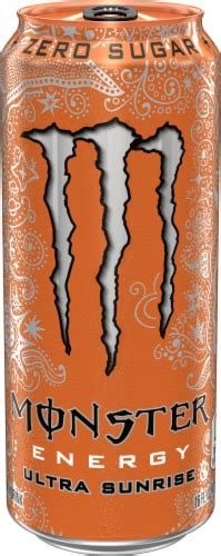 Monster Ultra Sunrise Energy Drink 16 Fl Oz King Soopers