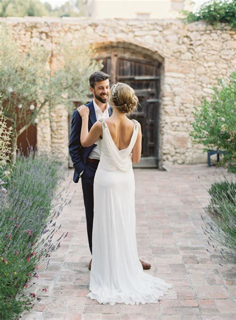Have you found perfect wedding dress for wedding day? Spanish Destination Wedding | Real Weddings | OnceWed.com