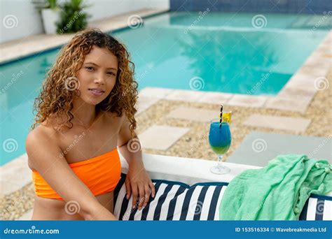 Woman In Bikini Standing Near Poolside In The Backyard My Xxx Hot Girl