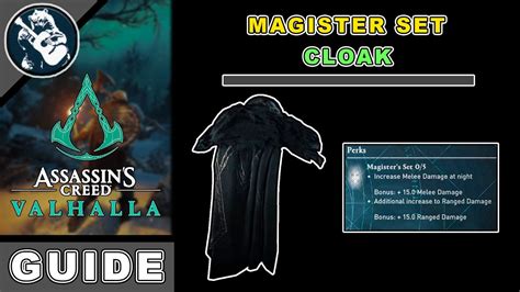 Get The Cloak Gear Of The Assassins Creed Valhalla Magister Set