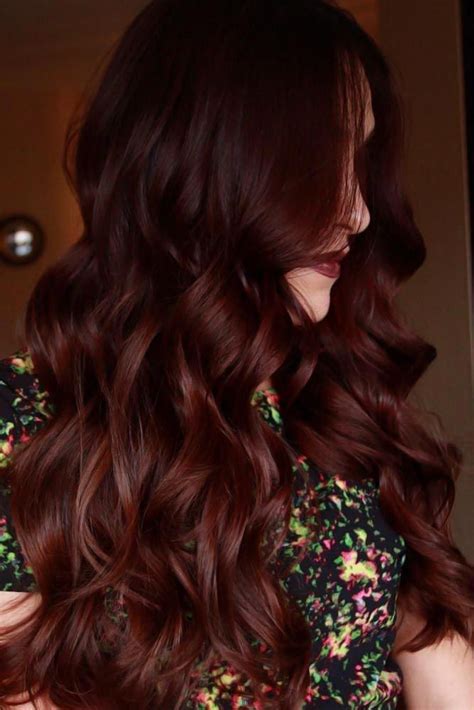 Chocolate Cherry Brown Brownhair Brown Hair Color Chart Is Your Guide