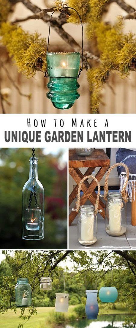 How To Make A Unique Diy Garden Lantern The Garden Glove