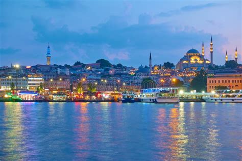 Old Town Of Istanbul Stock Photo Image Of Lights Europe 124487360