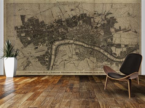 🔥 49 London Map Wallpaper Mural Wallpapersafari