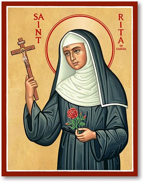 St Rita Of Cascia Was An Augustinian Nun Of Cascia Italy And Her