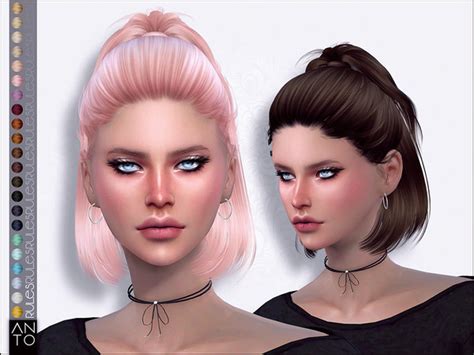 Woman Hair Short Hairstyle Fashion The Sims 4 P1 Sims4 Clove