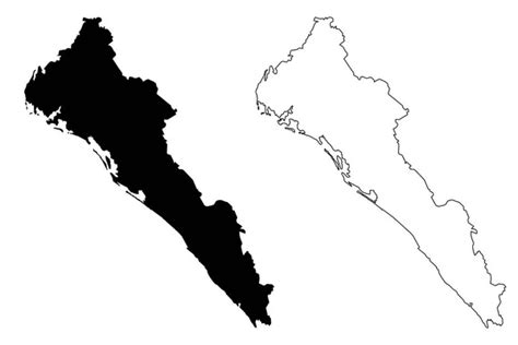 Mapa De Sinaloa Imágenes De Stock De Arte Vectorial Depositphotos