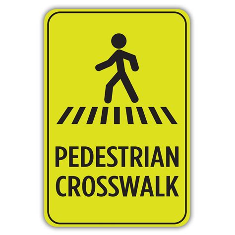 Pedestrian Crosswalk American Sign Company