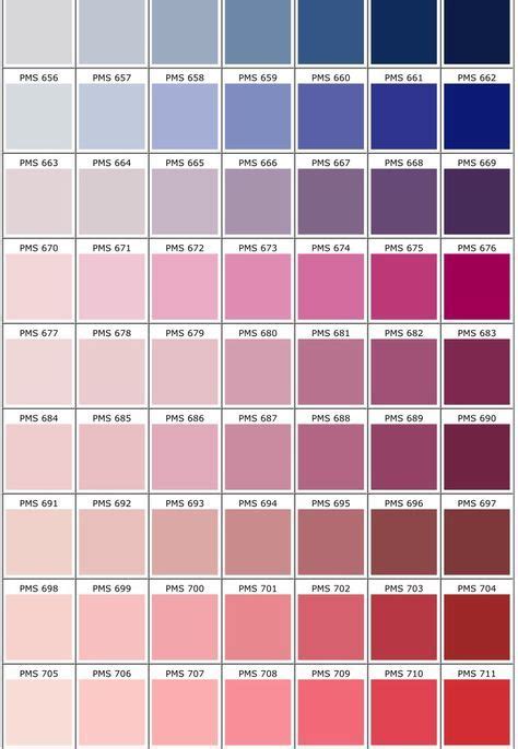 Pantone Color Chart Pms Color Chart Pantone Color Chart Color