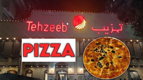 Tehzeeb Bakers Islamabad Pizza Recipe Review Yousaf Ali Th May Youtube
