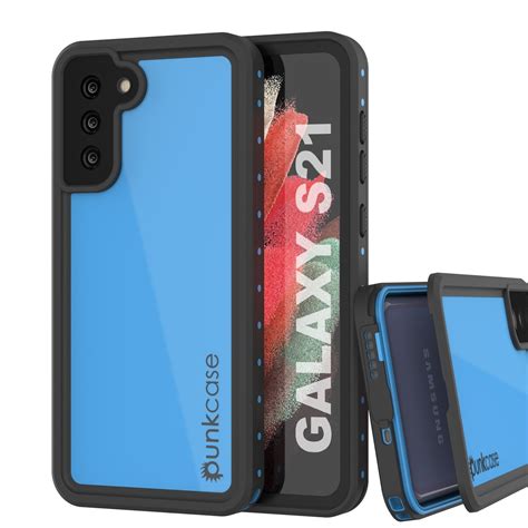 Galaxy A51 Waterproof Case Punkcase Studstar Light Blue Thin 66ft Und