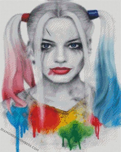 Colorful Harley Quinn Suicide Squad 5d Diamond Painting