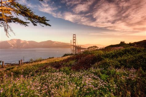 Golden Gate Bridge Golden Morning Light Getty Photography