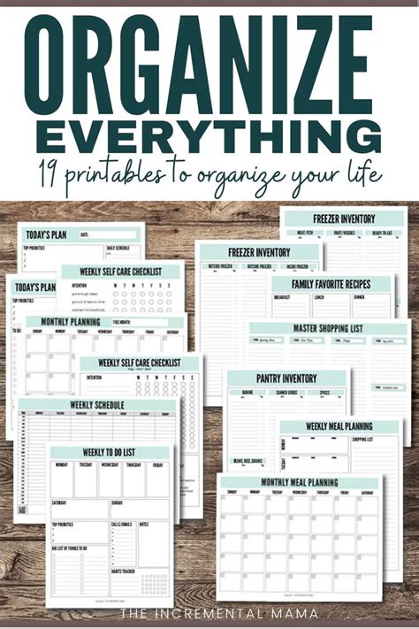 My Life Organized Printables Bundle Instant Download Life