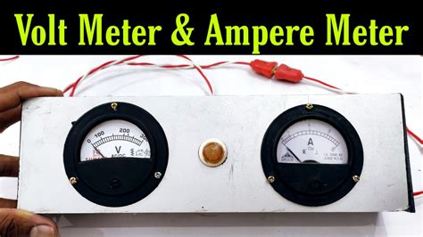 Voltmeter And Ammeter Connection Ghar Par Voltmeter And Ampere Meter