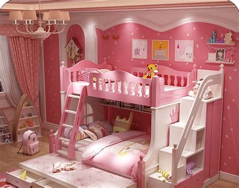 girls princess castle bunk bed