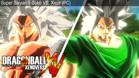 Dragon Ball Xenoverse Wb Ssj5 Goku Vs Xicor Pc Youtube