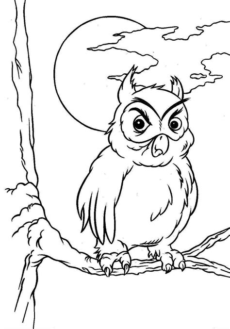 Please choose your favorites then color them as you like. Angry Owl Coloring Page for Halloween Activities - Print ...
