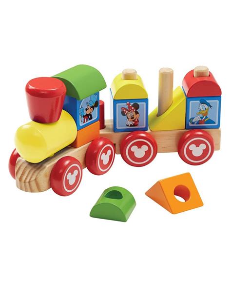 Melissa And Doug Mickey Mouse And Friends Wooden Stacking Train Macys
