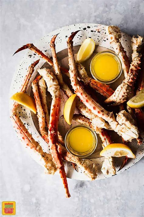 Put crab legs or claws into a glass baking dish with pickling spices, two to three peeled garlic cloves and. Steamed Crab Legs (How to Boil Crab) | Sunday Supper Movement