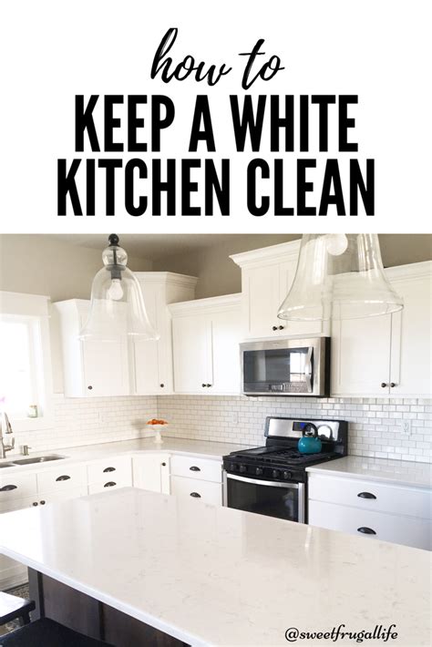 Clean kitchen cabinets add the essential finishing touch for showing off your rental property. I finally found the BEST easiest way to keep my white ...